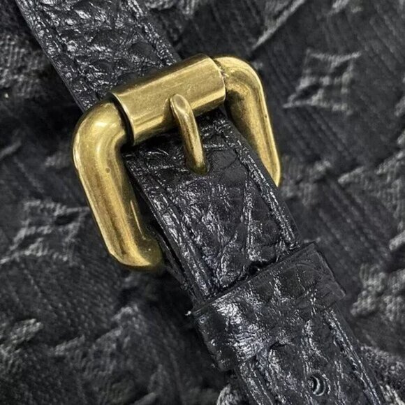 100% Authentic LOUIS VUITTON Neo Cabby GM Noir (Black) Monogram Denim 916-11924 - Picture 10 of 14